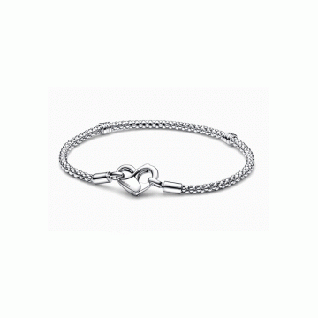 Sterling Silver Heart Bracelet DOS9847