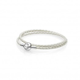 Double Loop Leather Cord Bracelet DOS9998
