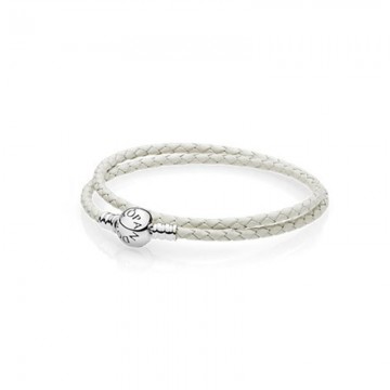 Double Loop Leather Cord Bracelet DOS9998