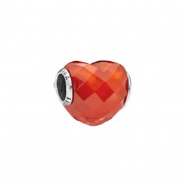 Love Heart Glass Charm DOL9903