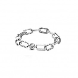 ME Series Link Sterling Silver Bracelet DOM9974