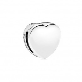 Heart-shaped Silver Clip RDOA9994