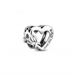 Love Mom Sterling Silver Charm DOCY9797